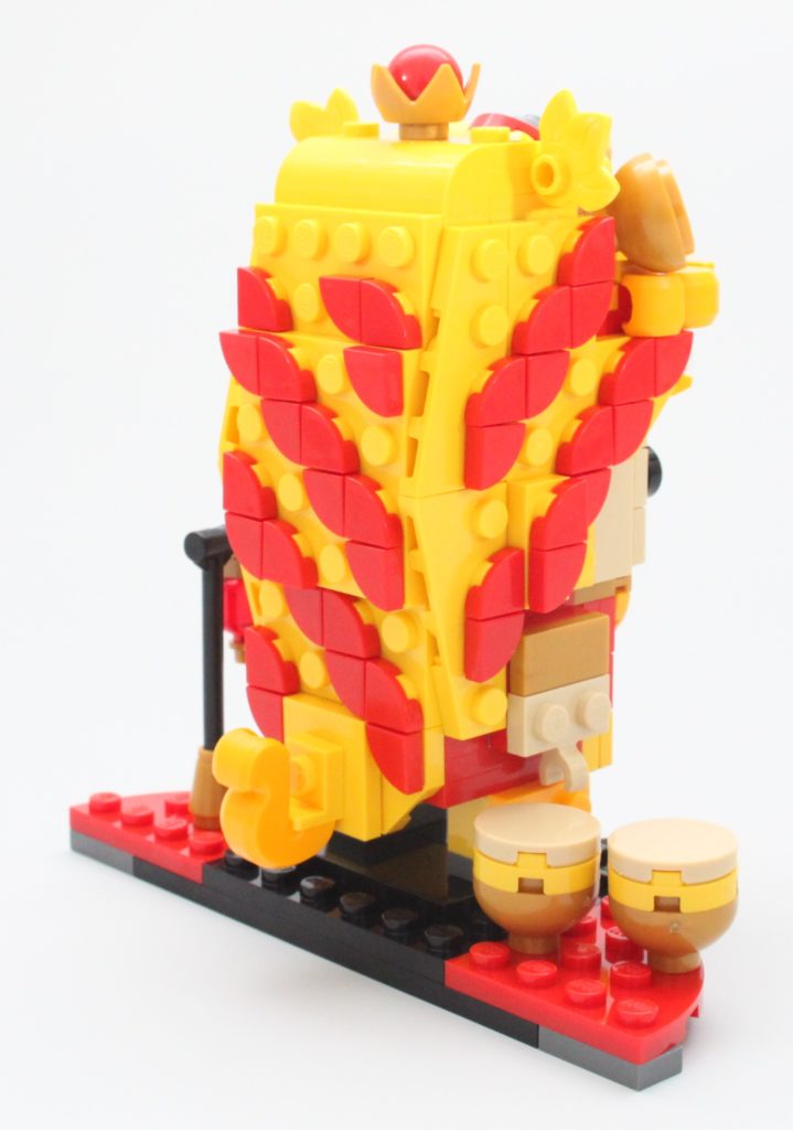 LEGO BrickHeadz 40540 Lion Dance Guy review back 1 1