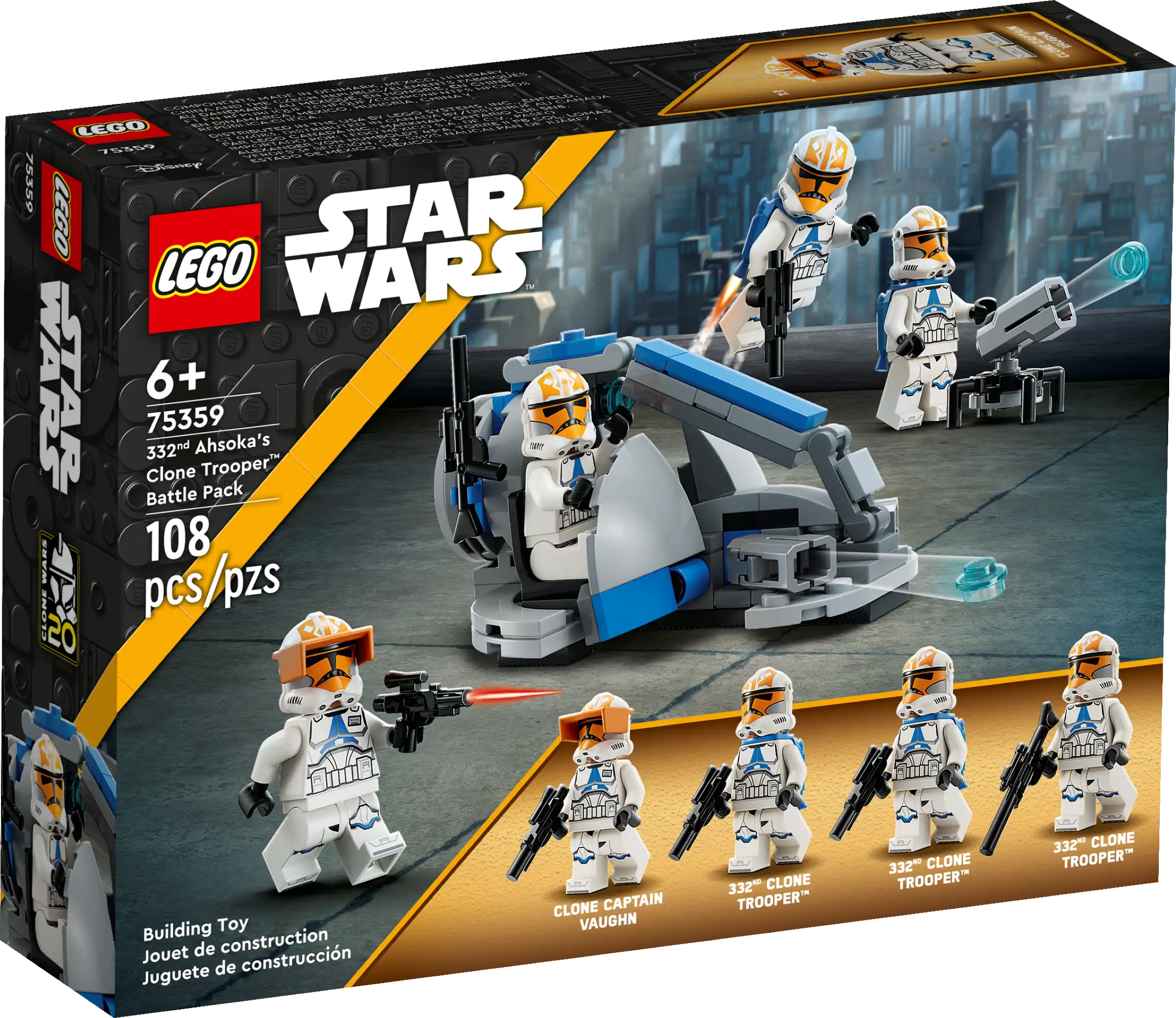 LEGO Star Wars 75359 332nd Ahsokas Clone Trooper Battle Pack 01