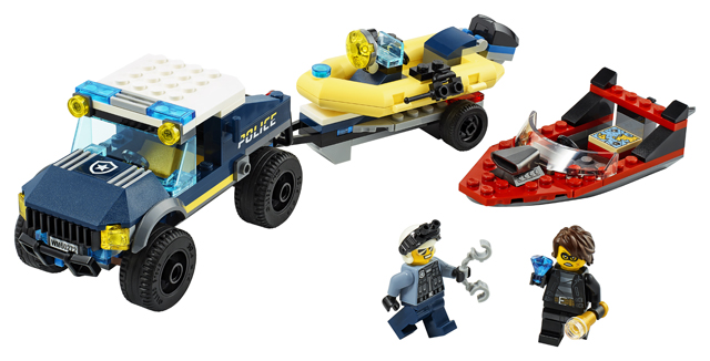 LEGO City 60272 Elite Police Boat Transporter 3
