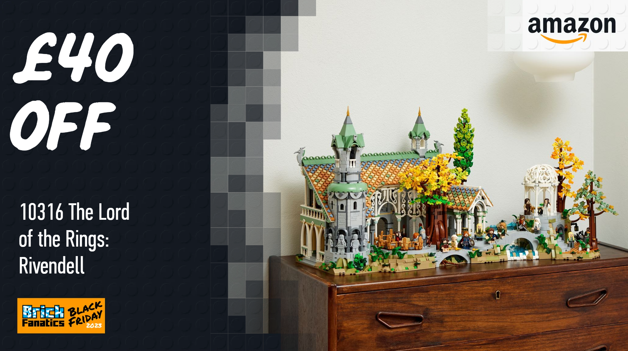 Huge discount on LEGO Icons The Lord of the Rings Rivendell at Amazon