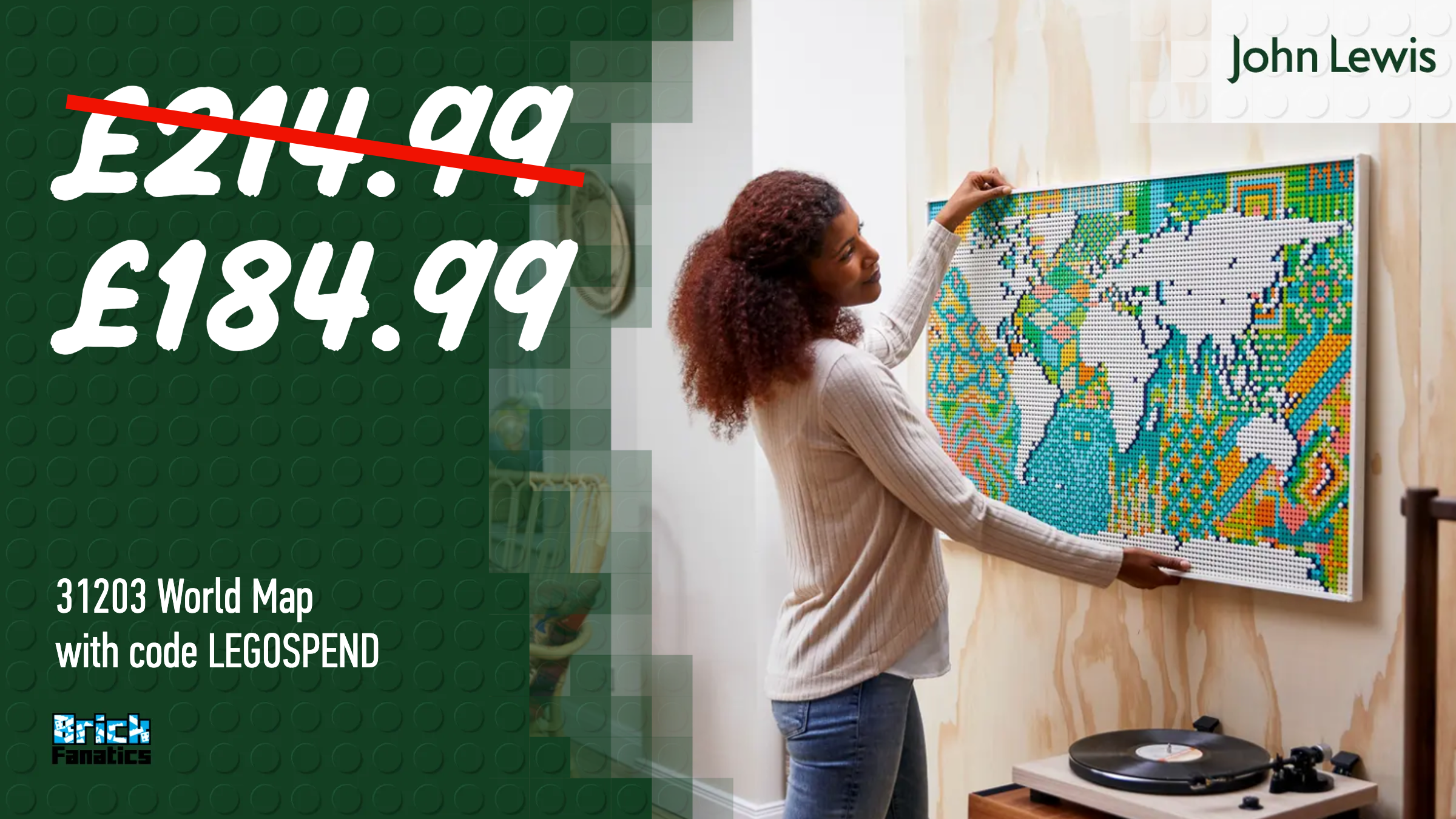 Create a gallery wall of dreams with this LEGO Art duo at John Lewis