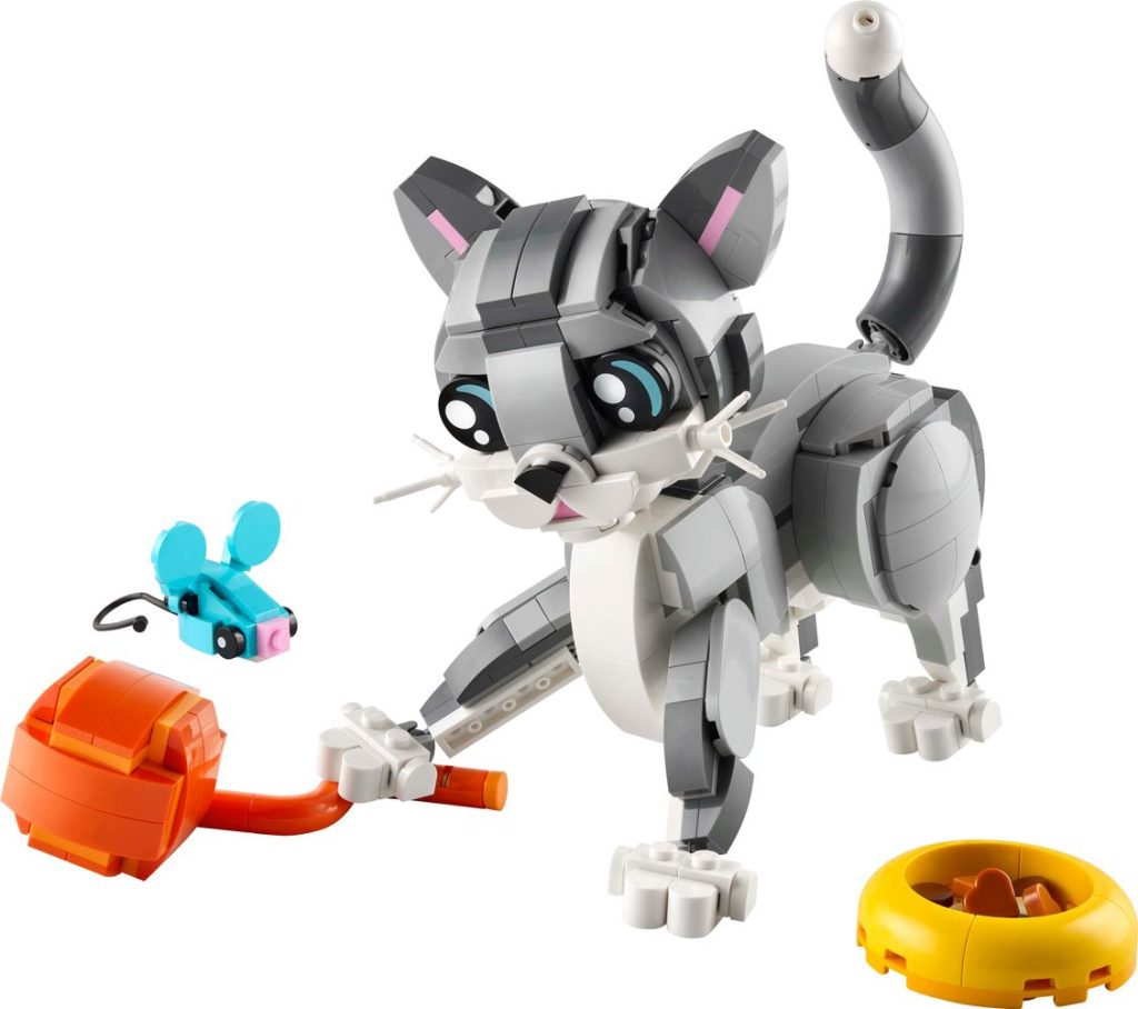 LEGO Creator 3 in 1 31163 Grey Cat 2 1024x908