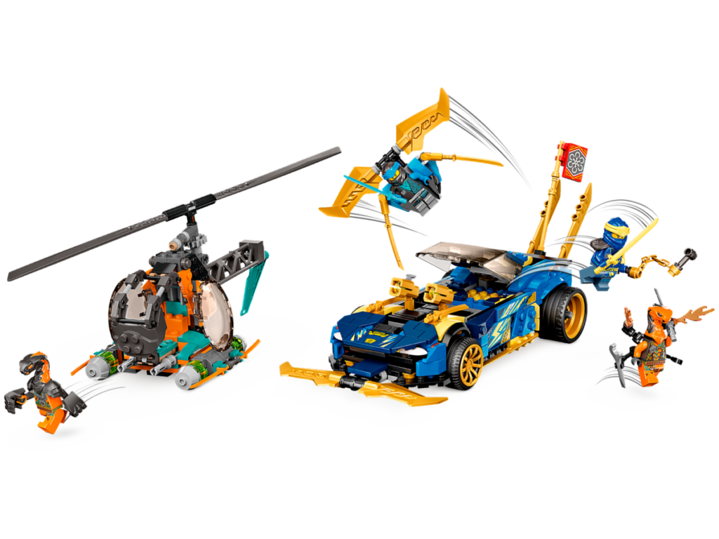 LEGO NINJAGO 71776 Jay and Nyas Race Car EVO 2 1024x768