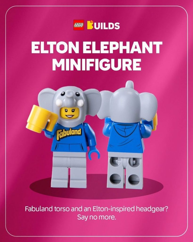 LEGO Ideas 21358 Minifigure Vending Machine Elton Elephant Minifigure 819x1024
