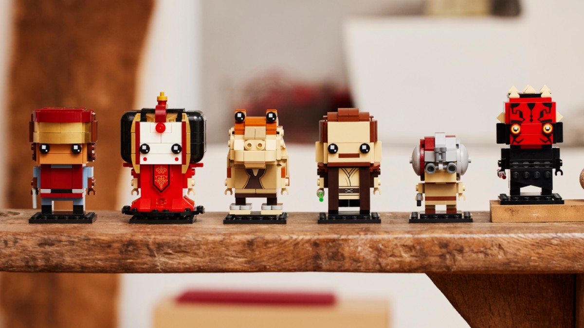 LEGO Star Wars 40676 The Phantom Menace BrickHeadz revealed