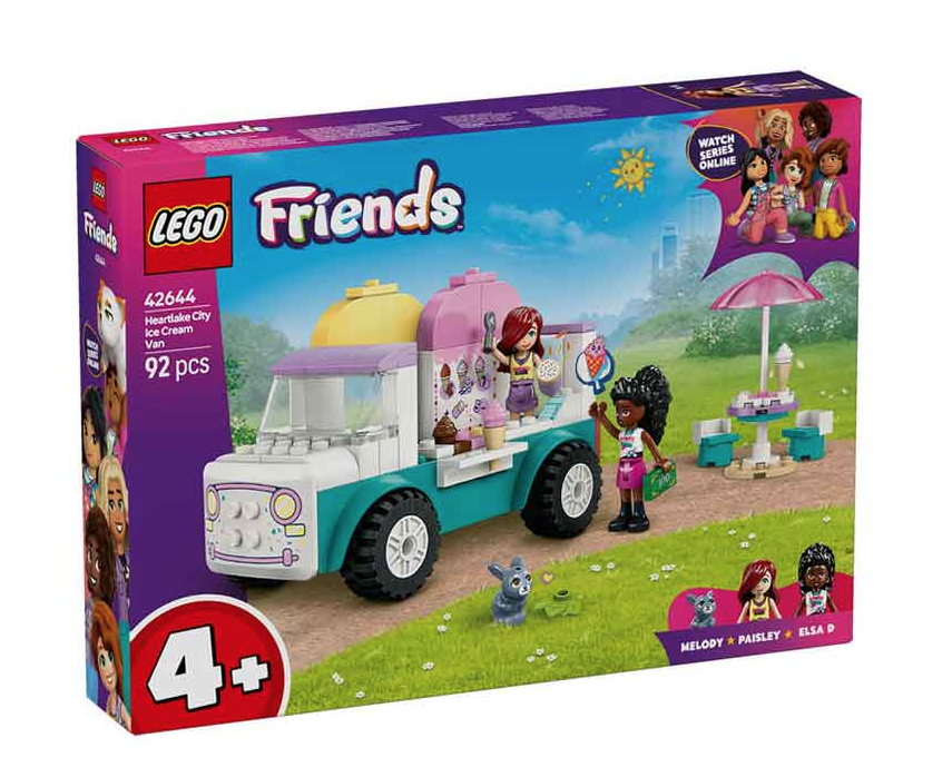LEGO Friends 42644 Heartlake City Ice Cream Van box front