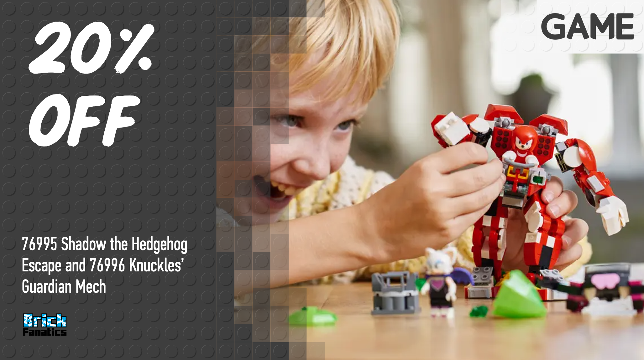 Complete your collection of LEGO Sonic minifigures at a discount
