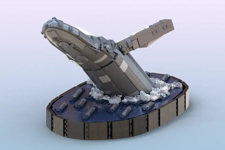 LEGO Ideas Humpback Whale Breach 3