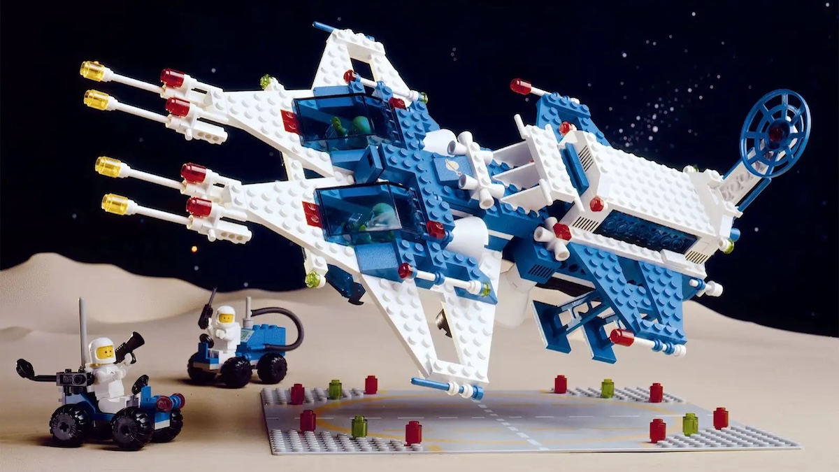 LEGO Space book journeys back through decades of brick-built space history