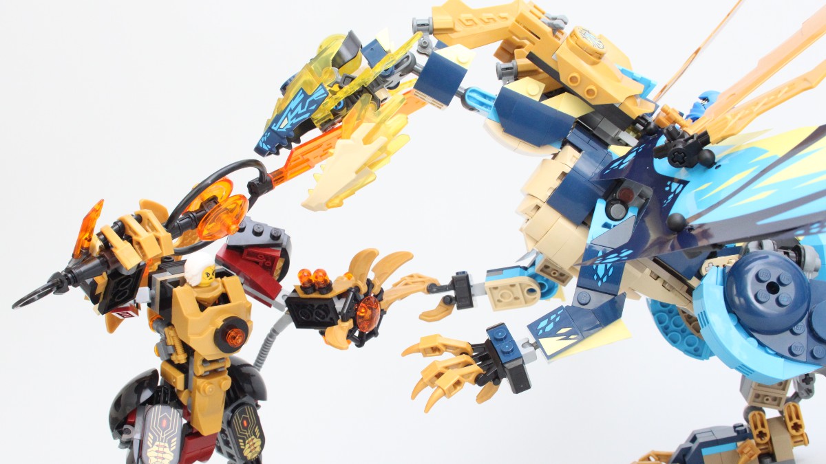 LEGO NINJAGO 71796 Elemental Dragon vs. The Empress Mech review