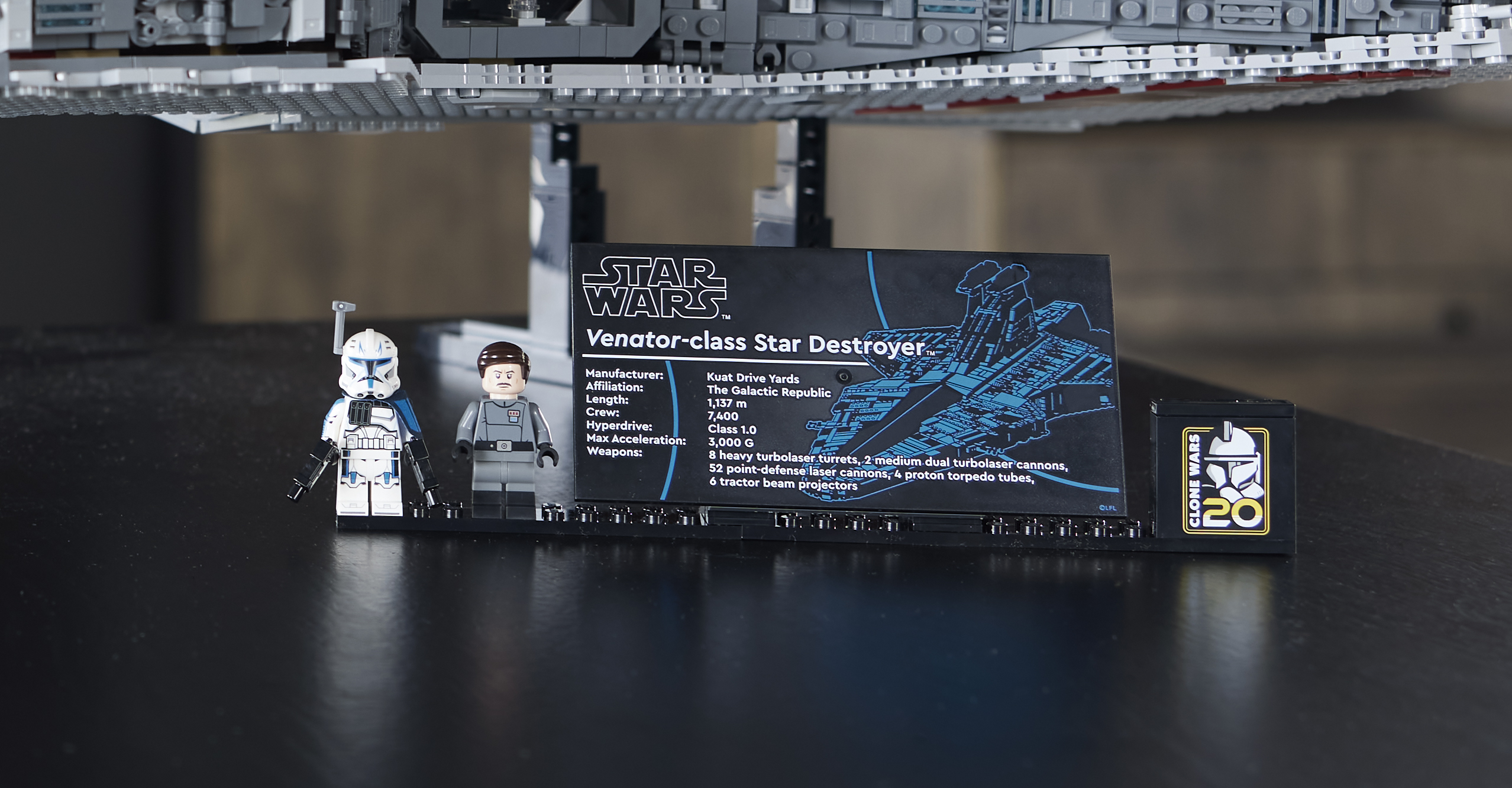 LEGO Star Wars 75367 Venator celebrates The Clone Wars in style
