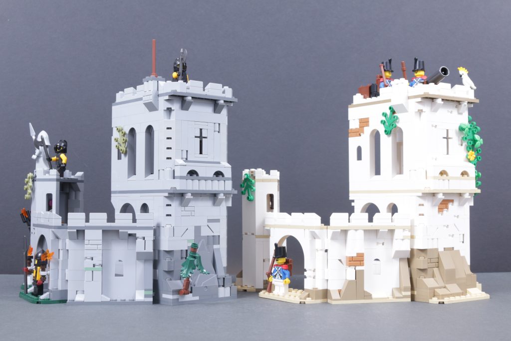 LEGO Harry Potter 76447 Hogwarts Castle Flying Lessons LEGO Imperial Fort conversion 29 1024x683