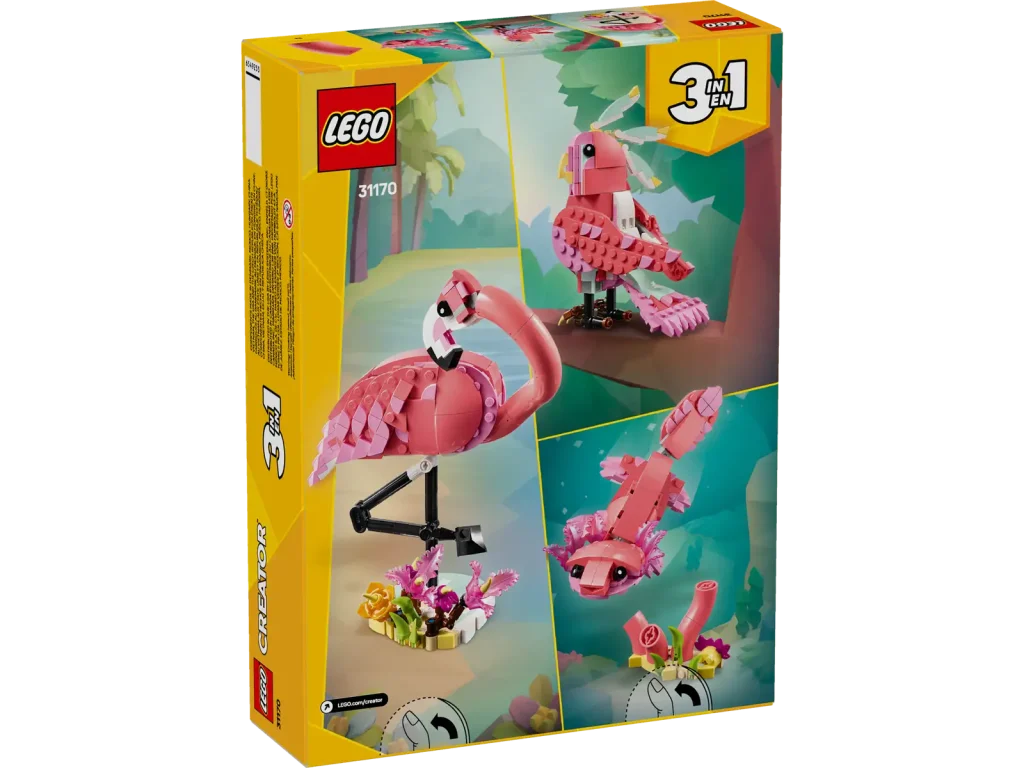 LEGO Creator 31170 Wild Animals Pink Flamingo 3 1024x768