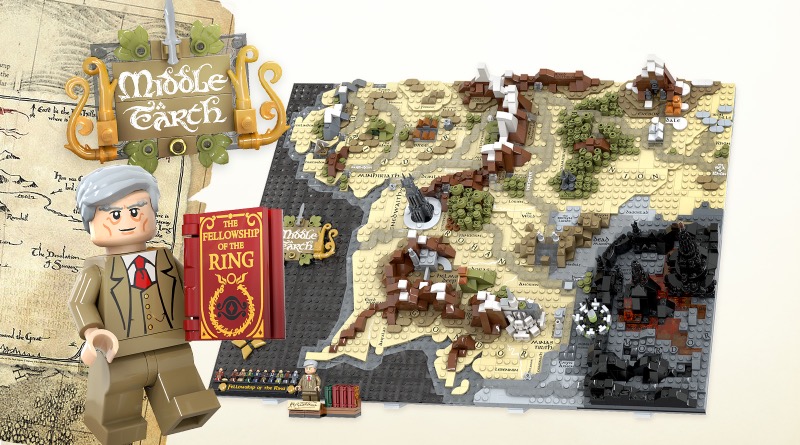 Map of Middle-earth tries to resurrect The Lord of the Rings through LEGO Ideas