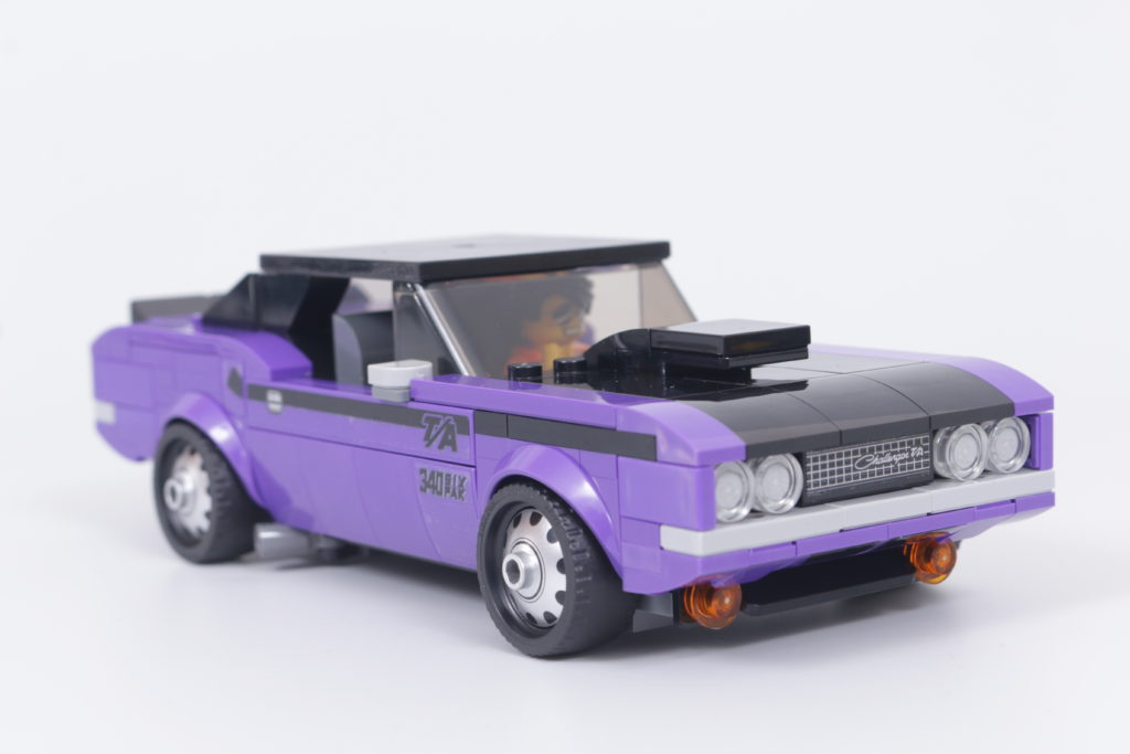LEGO Speed Champions 76904 Mopar DodgeSRT Top Fuel Dragster and 1970 Dodge Challenger TA review 4
