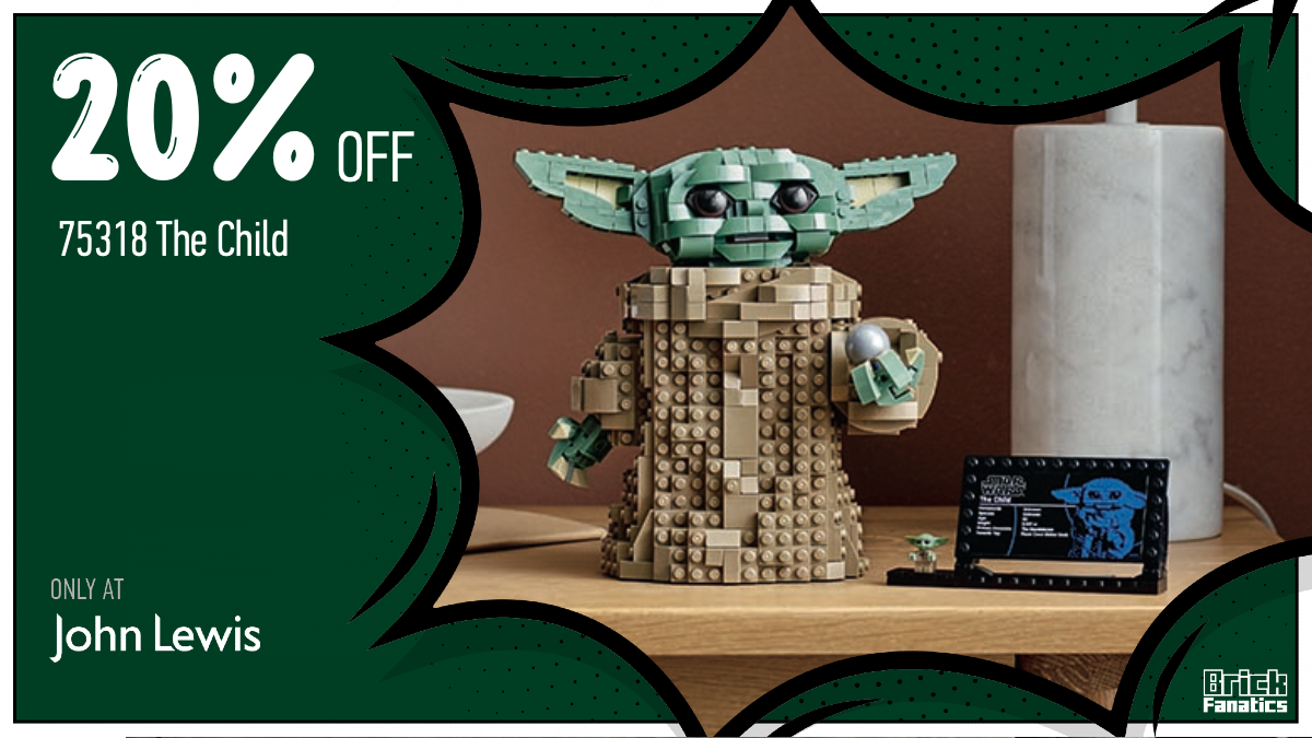 Get a huge 20% off LEGO Star Wars 75318 The Child at John Lewis