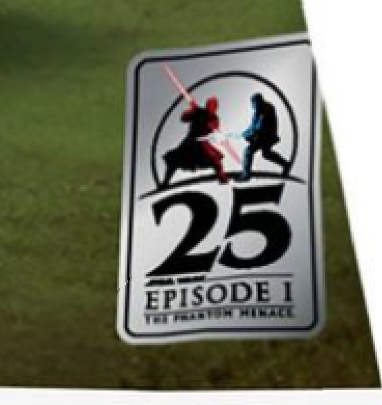 LEGO Star Wars Episode I The Phantom Menace 25th anniversary logo
