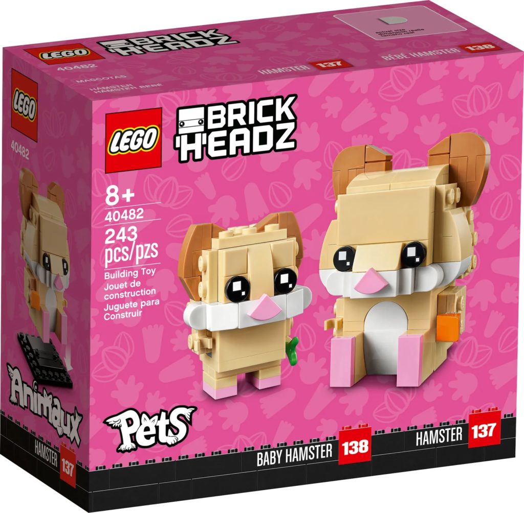 LEGO BrickHeadz Pets 40482 Hamster 2