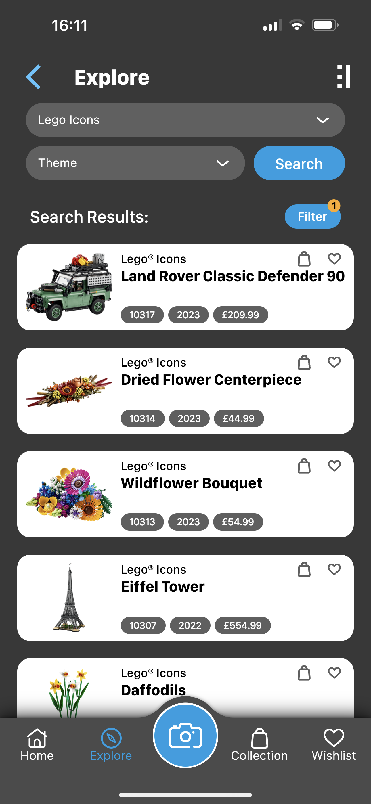 Brick Search LEGO collecting app iOS Android screenshot May 2023 4