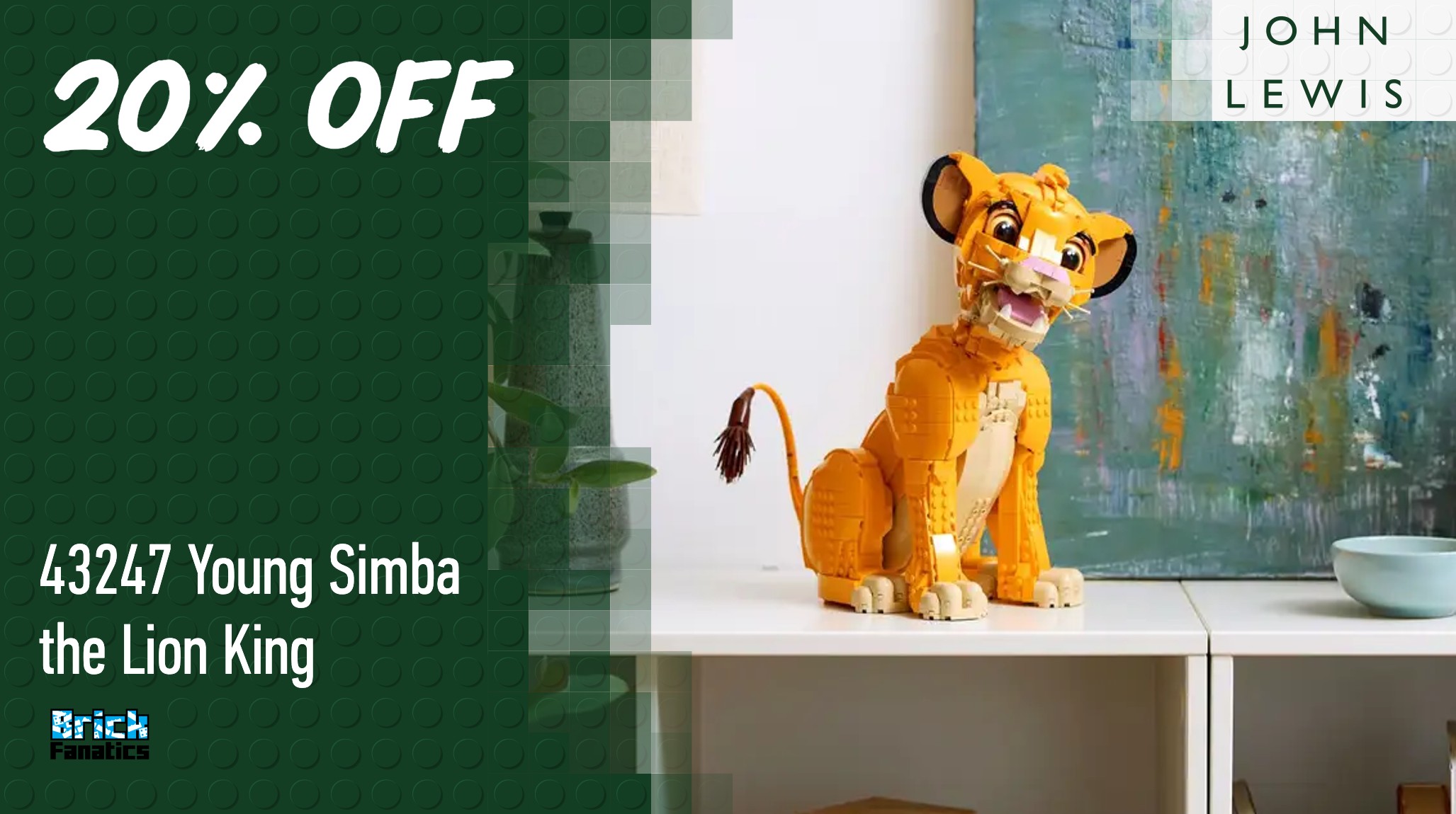 Best price yet on brand new LEGO Disney Simba the Lion cub