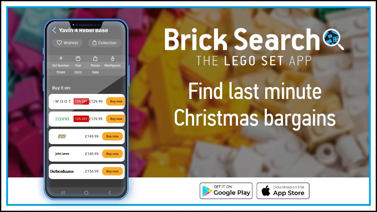 How Brick Search can help find those last minute Christmas LEGO deals