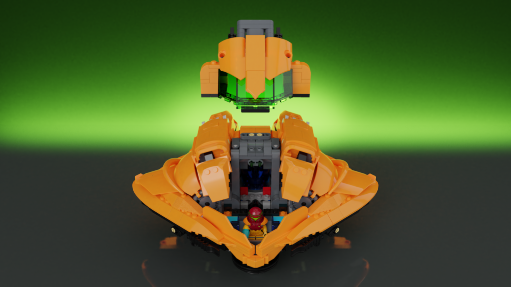 LEGO Ideas Metroid Samus Arans Gunship 1