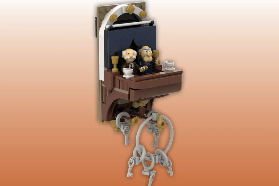 LEGO Ideas The Muppets Statler Waldorfs Balcony 1