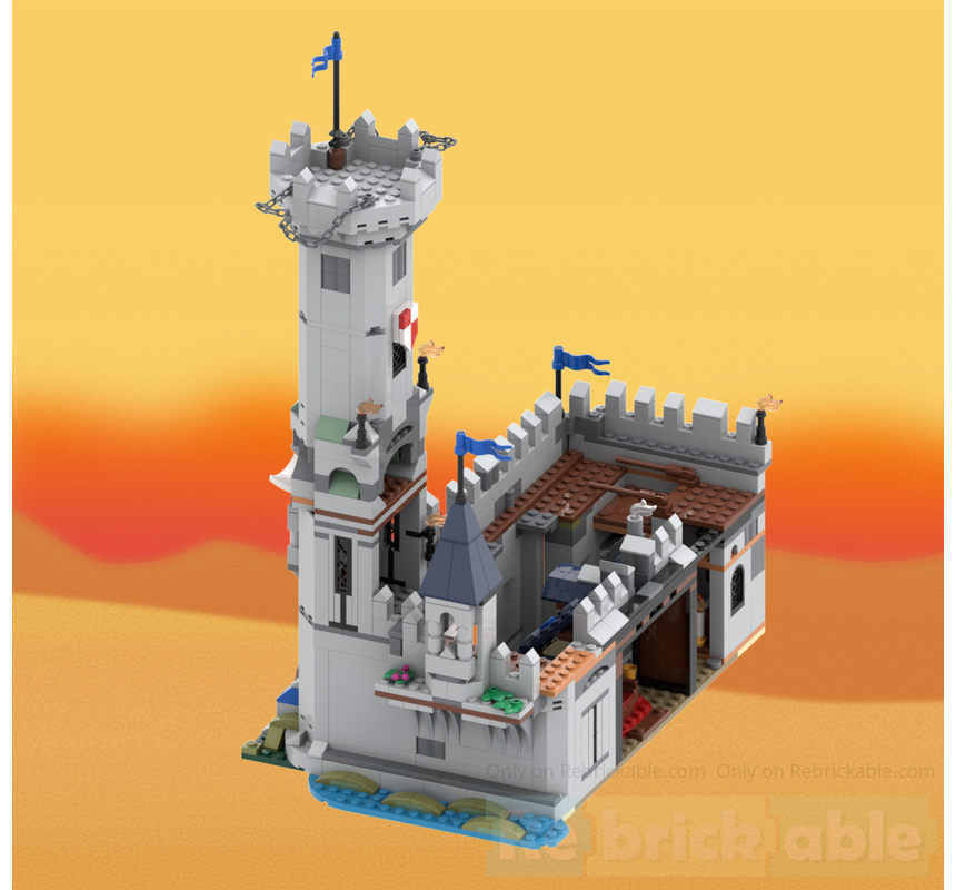 Rebrickable LEGO 31168 Wizard Tower alt build 2