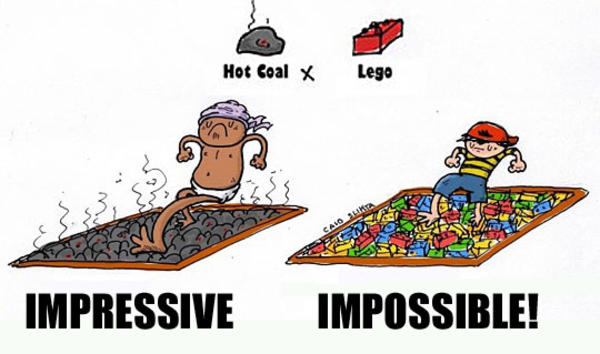 I hope you step on a LEGO!