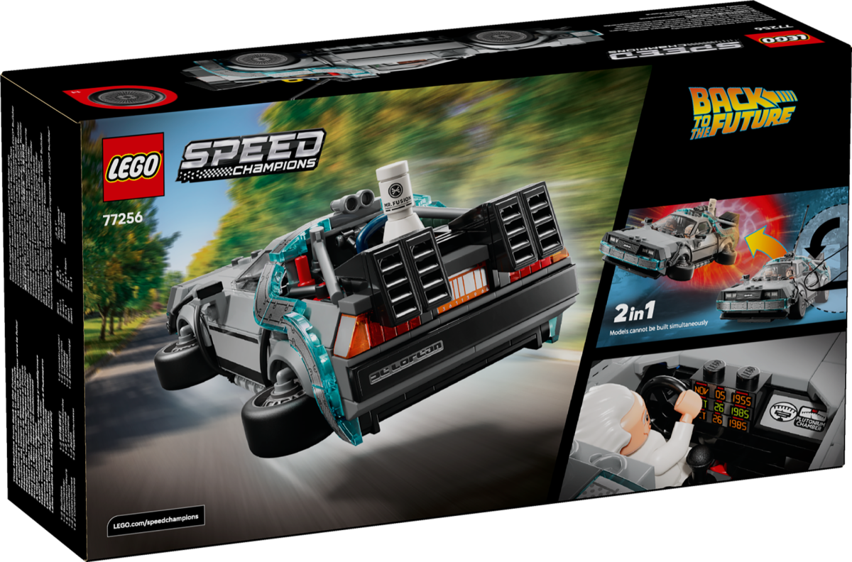 LEGO Speed Champions 77256 Time Machine from Back to the Future 2 1200x792
