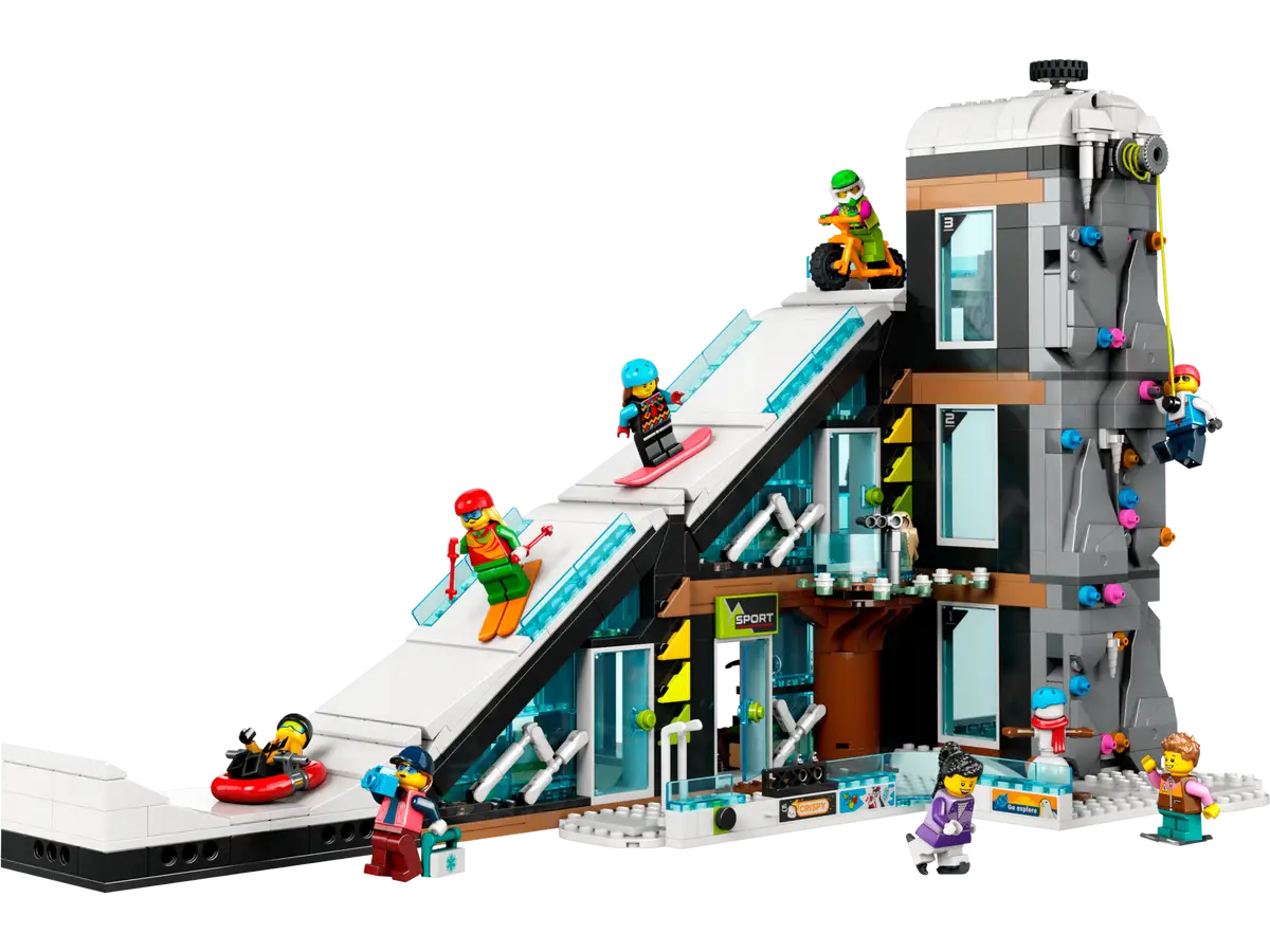 LEGO City 60366 Ski and Climbing Center 1