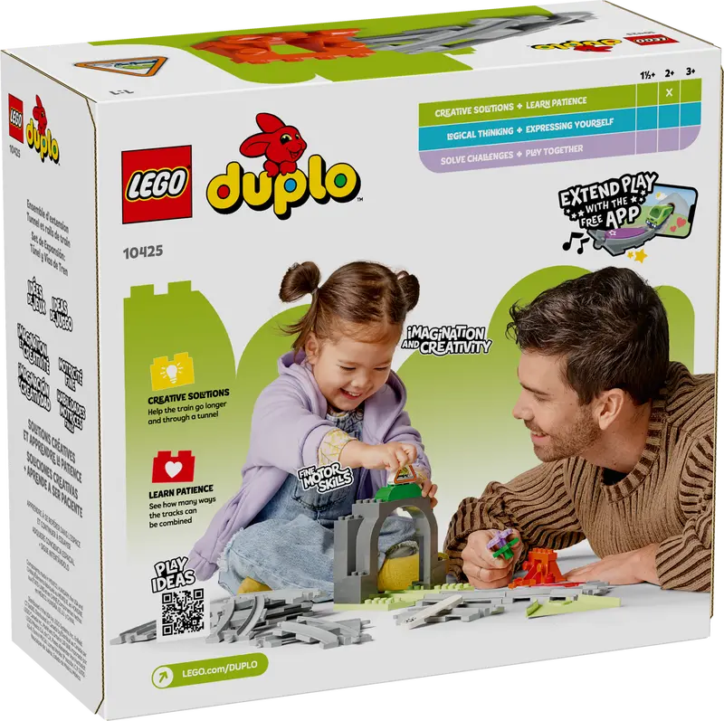 LEGO DUPLO 10425 Train Tunnel and Tracks Expansion Set Box 2
