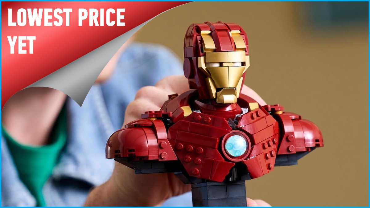 Best price yet on LEGO Marvel Iron Man Bust at Amazon