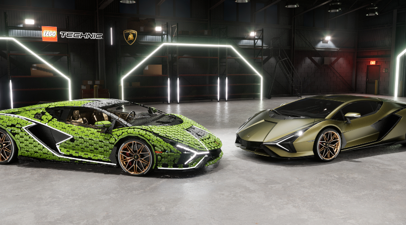 LEGO Lamborghini Sian comparison shot featured