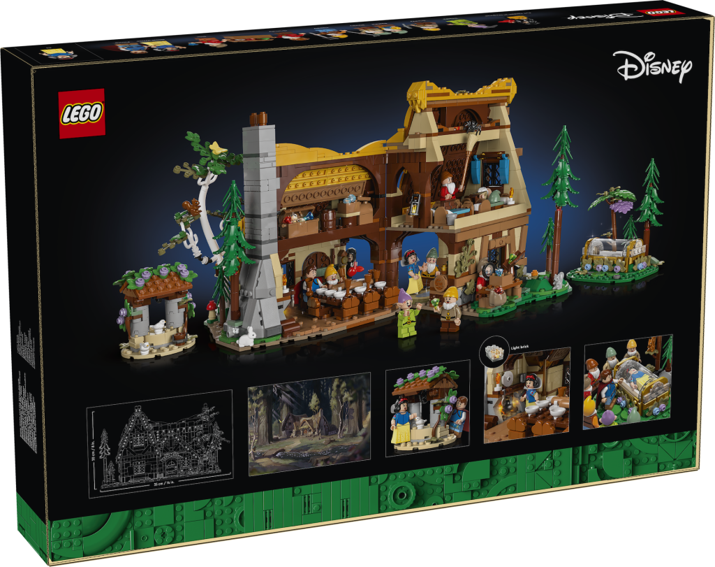 LEGO Disney 43242 Snow White and the Seven Dwarfs Cottage 2 1024x811