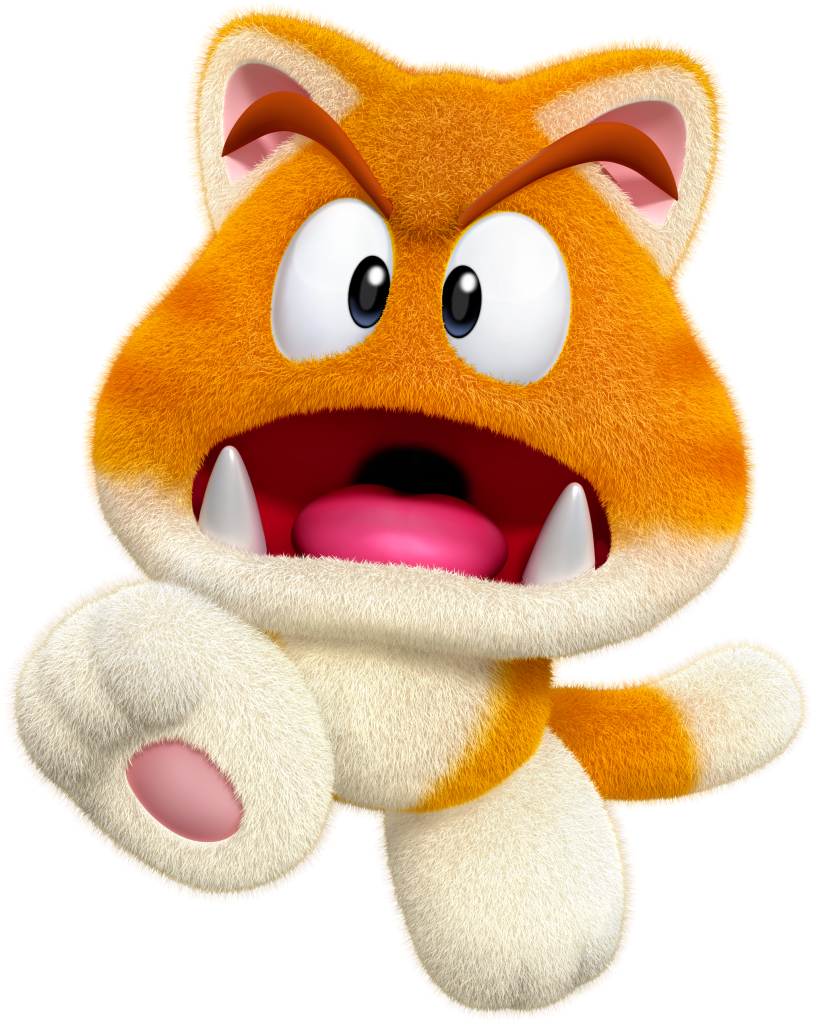 Cat Goomba Artwork   Super Mario 3D World 814x1024