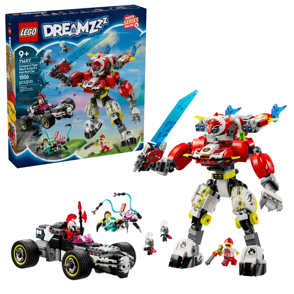LEGO DREAMZzz 71497 Coopers Tiger Mech Zeros Hot Rod Car  1024x1024