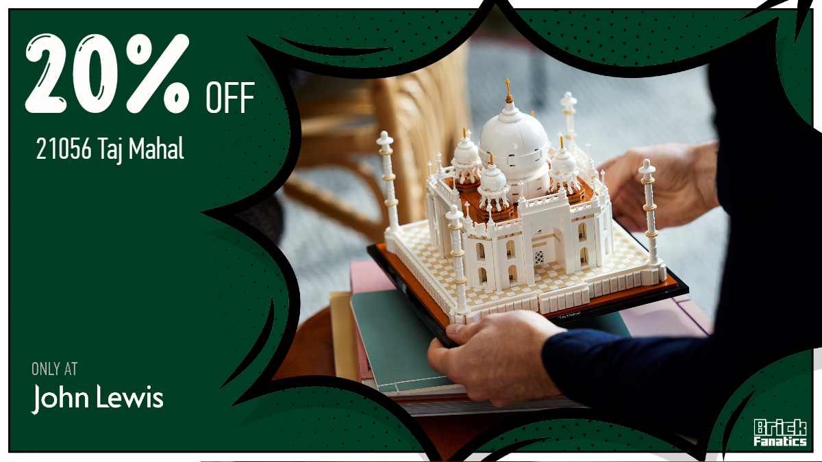 Save a monument-al 20% on LEGO Architecture 21056 Taj Mahal 