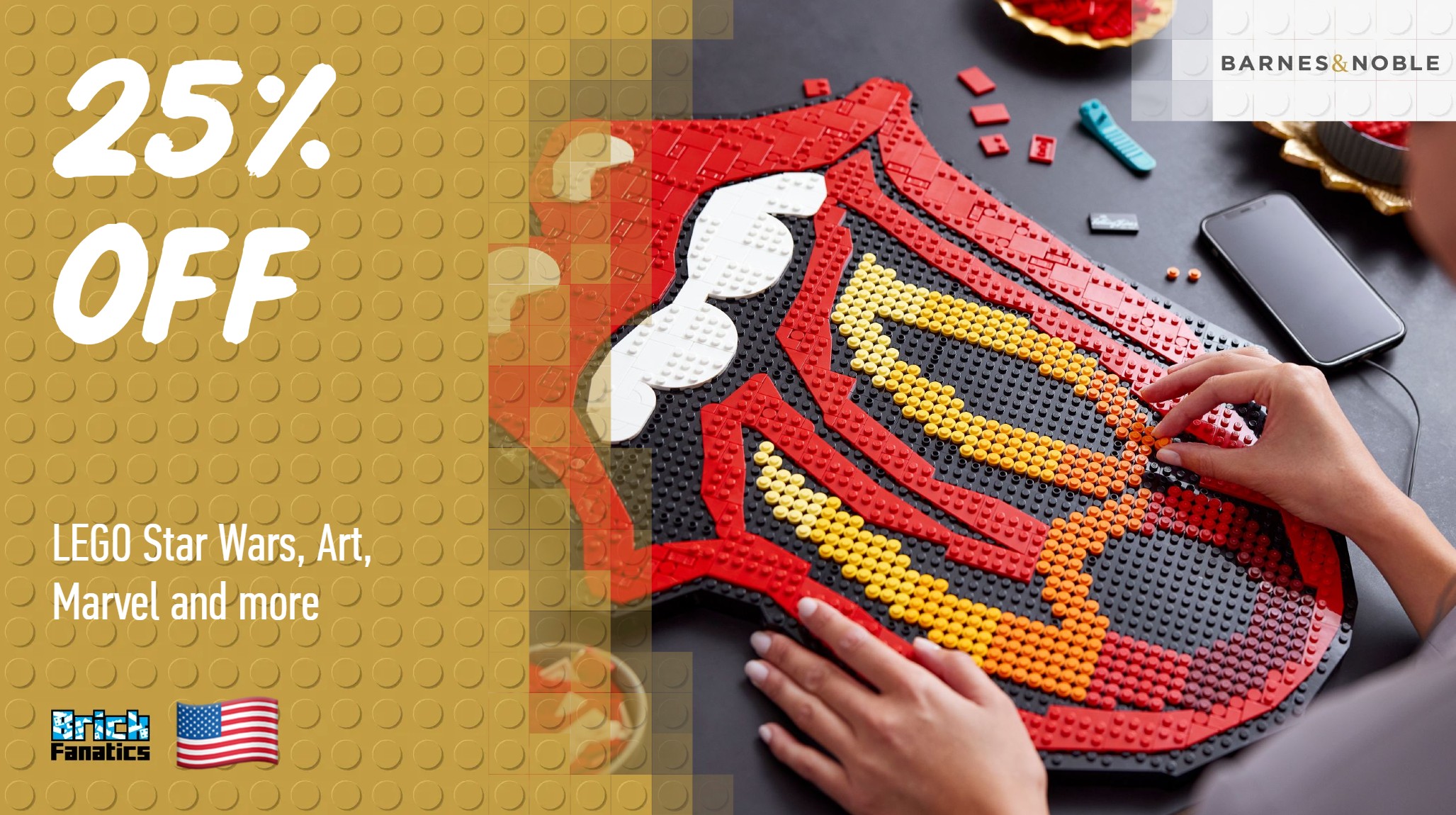 Last chance to save on dozens of LEGO Star Wars, Art, and more at Barnes & Noble 