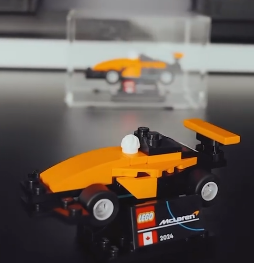 exclsuive montreal lego mclaren model make and take