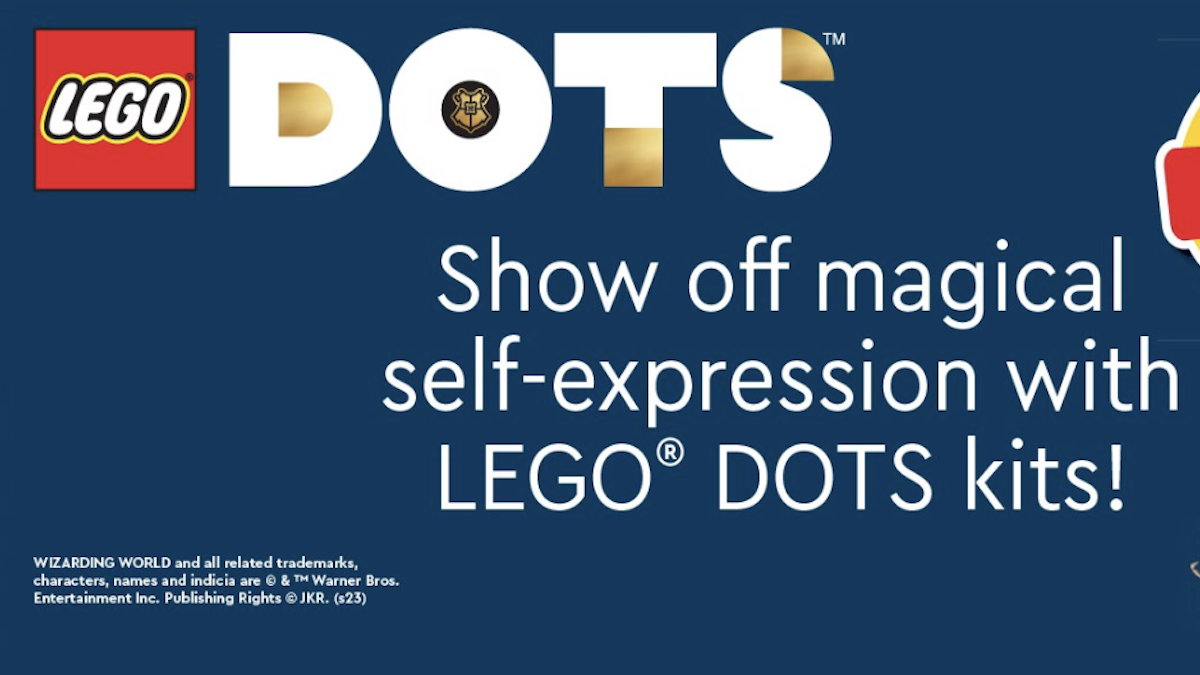 LEGO catalogue confirms LEGO DOTS x Harry Potter crossover
