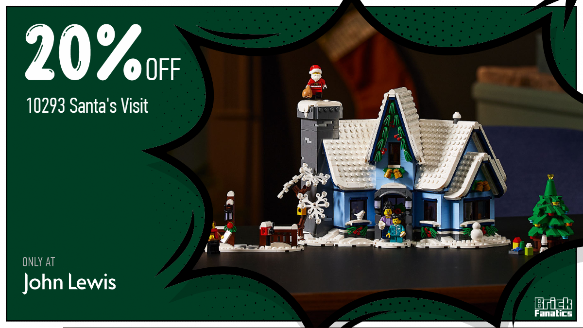 Grab your 20% discount on LEGO Icons 10293 Santa’s Visit before it retires