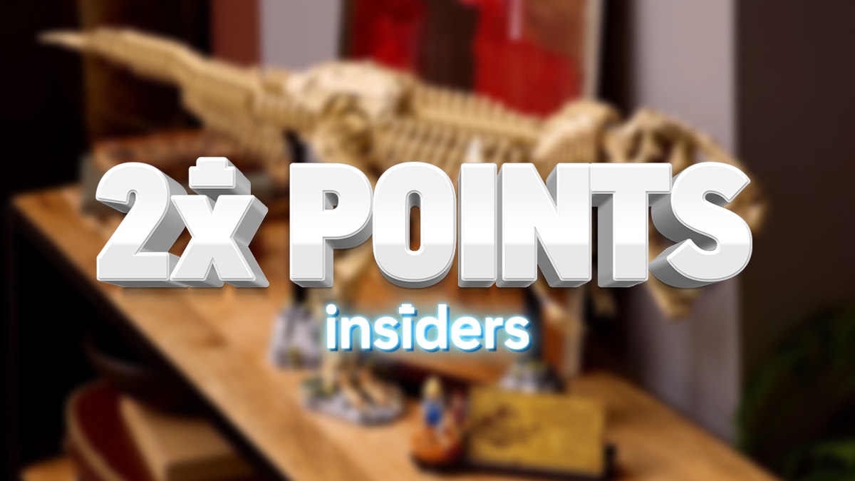 Score 2x LEGO Insiders points on NINJAGO and Jurassic Park sets now