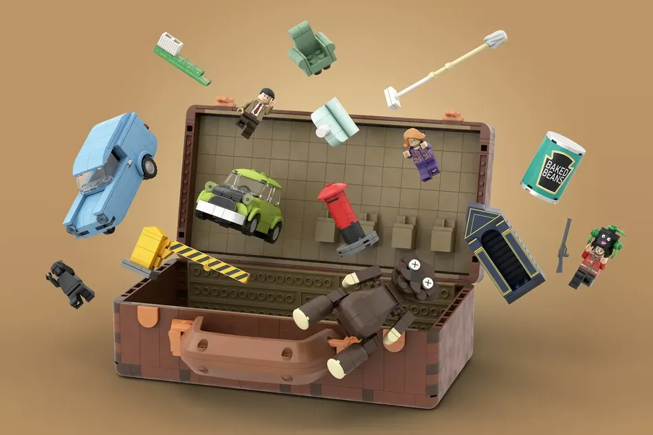 LEGO Ideas mr bean suitcase 2