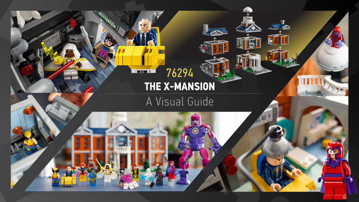 LEGO Marvel 76294 X-Men: The X-Mansion visual guide