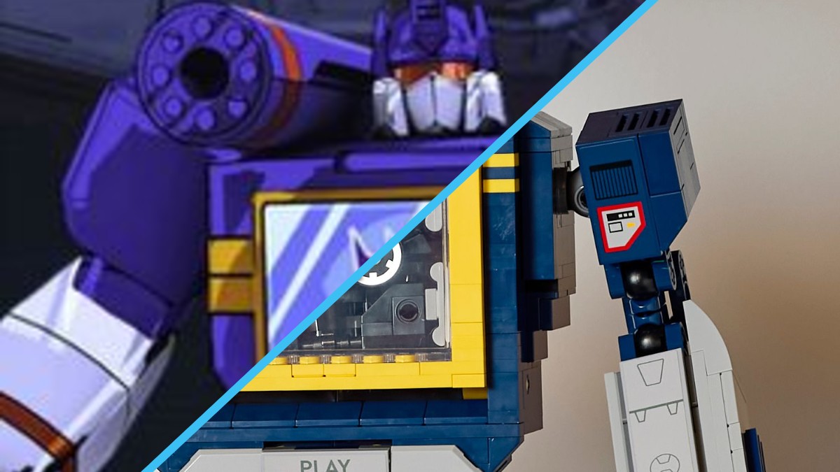 Comparing LEGO Icons Soundwave to original inspiration