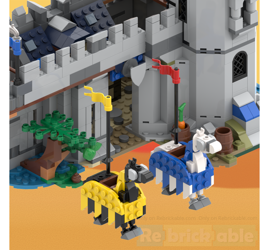 Rebrickable LEGO 31168 Wizard Tower alt build 6