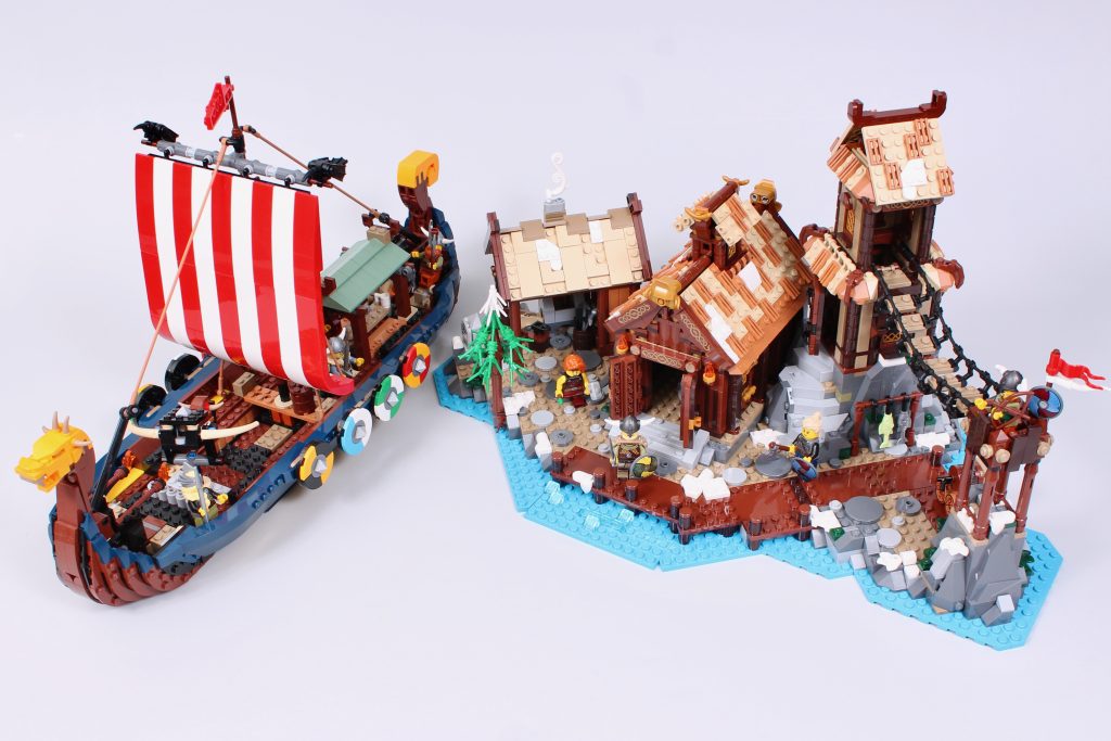 LEGO Ideas 21343 Viking Village 31132 Viking Ship and the Midgard Serpent 3 1024x683
