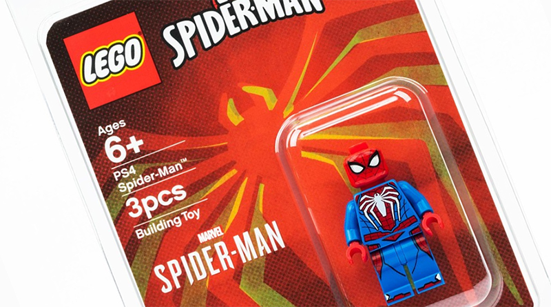 LEGO Marvel PS4 Spider-Man exclusive minifigure for San Diego Comic Con