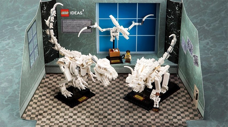 LEGO Ideas 21320 Dinosaur Fossils promotional display item in China